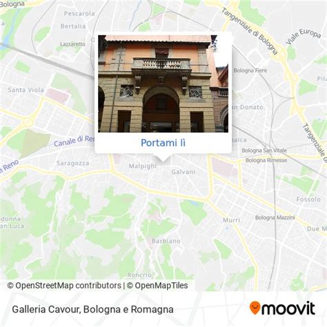 galleria cavour bologna mappa